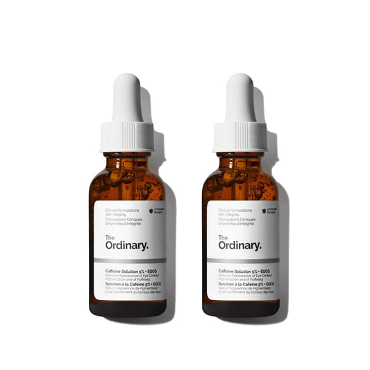 The Ordinary Caffeine Solution 5% + EGCG, Depuffing Eye Serum for D...
