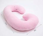 1 MIDDLE ONE Almohada de embarazo, almohada corporal en forma de C...