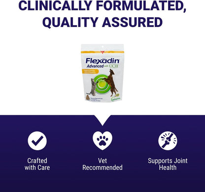 Vetoquinol Flexadin - Suplemento avanzado de cadera y articulación...