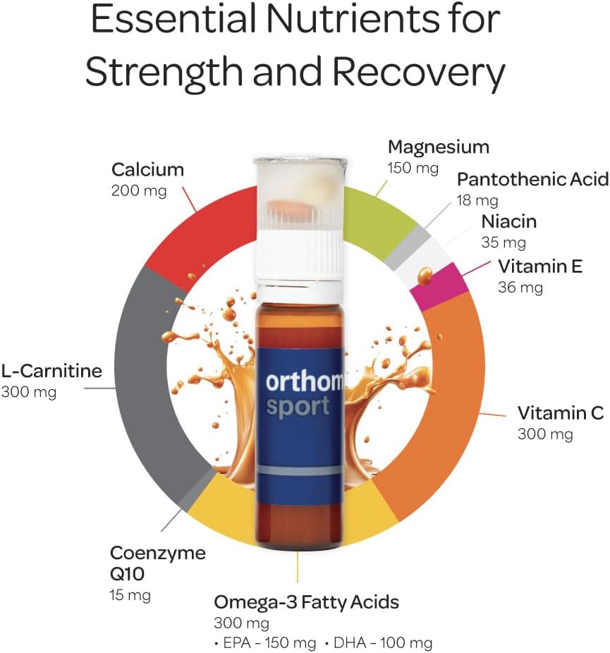Orthomol Suplemento nutricional deportivo con vitaminas A, C, D y E...