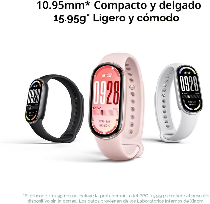XIAOMI Mi Smart Band 10 (2025) versión global, pantalla AMOLED de 1...