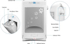 EyeVac - Paquete de escoba para mascotas y escoba, recogedor automá...