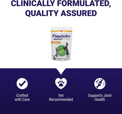 Vetoquinol Flexadin Advanced Suplemento para Cadera y Articulacione...