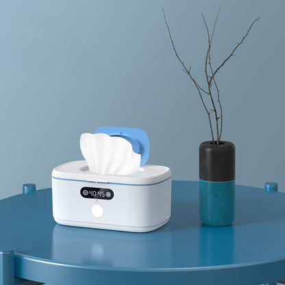 Bellababy Calentador de Toallitas para Vehículo y Uso Doméstico, Dispensador de Toallitas Húmedas para Bebés y Calentador de Pañales con Luz Nocturna, Pantalla de Temperatura, Sin Necesidad de Agua y