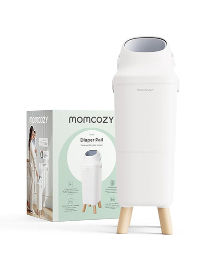 Momcozy Cubo de pañales con control de olores patentado de triple s...