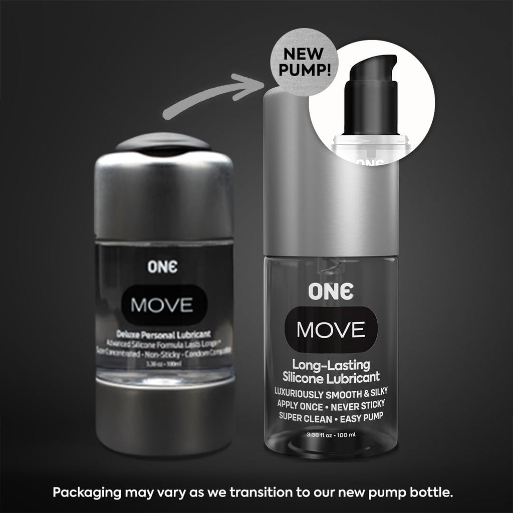 One Condones One Move Lubricante, 3.4 fl oz, paquete de 3