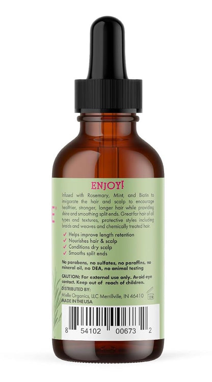 Mielle Organics - Aceite capilar de romero y menta - Aceite fortale...