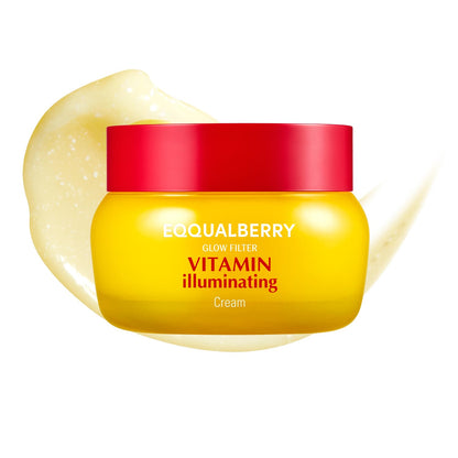 EQQUALBERRY Crema iluminadora de vitaminas, vitamina C y 5% niacina...