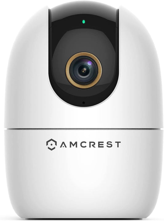 Amcrest Cámara WiFi de 4 MP para interiores, monitor de sonido y be...