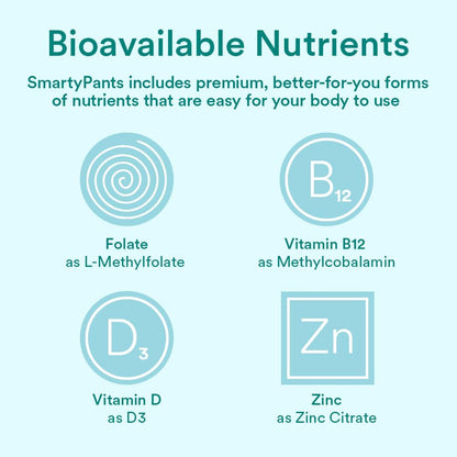 SmartyPants Vitaminas prenatales para mujeres, gomitas multivitamín...