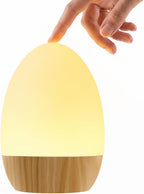 FULNIX Luz nocturna para guardería del bebé, luz táctil recargable...