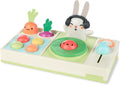 Skip Hop - Set de juguete musical para bebé DJ con luces, canciones, efectos de sonido y texturas suaves, Farmstand Let The Beet Drop Set de DJ