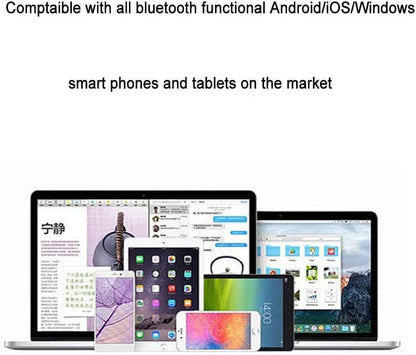 Auricular Bluetooth de 10 horas de reproducción, auricular inalámbrico único, mini micrófono manos libres, auriculares para conductores de camiones, auricular Bluetooth para teléfonos inteligentes iOS, Android, PC, TV, audiolibro