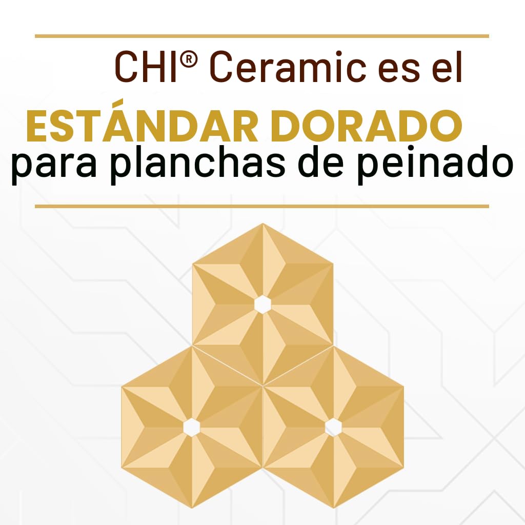 CHI Plancha plana digital G2, plancha alisadora para cabello suave...
