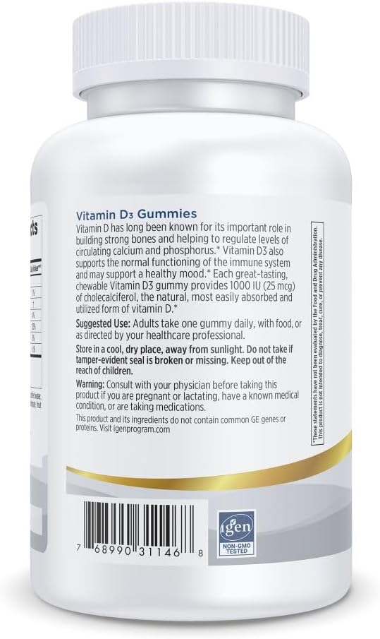 Nordic Naturals Gomitas Pro Vitamin D3, bayas silvestres - 120 gomi...