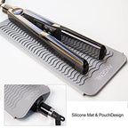 ANGENIL - Alfombrilla profesional de silicona resistente al calor p...