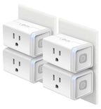 Kasa Smart Enchufe HS103P4, toma Wi-Fi para el hogar inteligente fu...