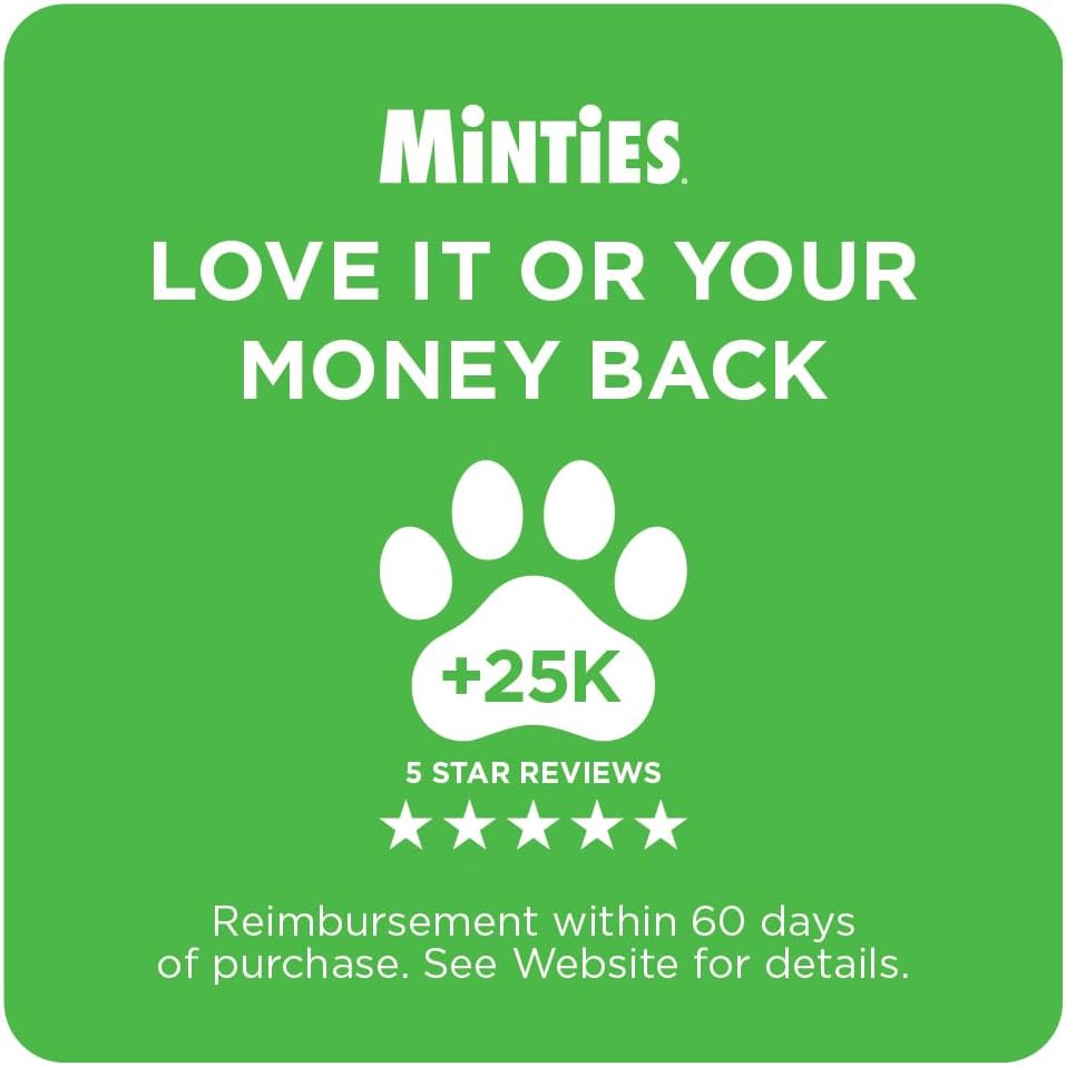Minties - Masticables dentales para perros medianos, recomendados p...
