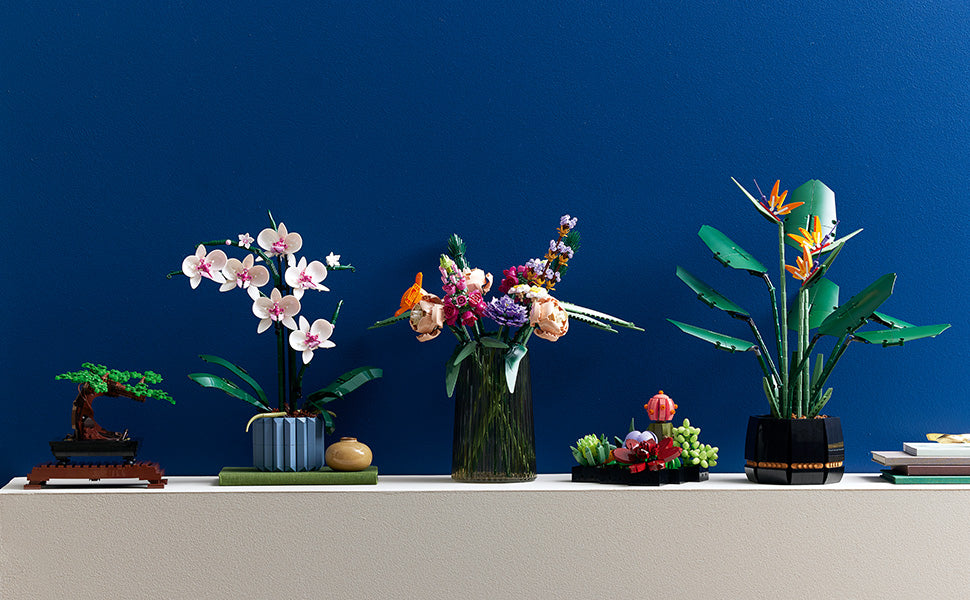 LEGO Botanicals Orchid - Juego de construcción de flores artificiales de interior para el hogar, cocina, decoración de escritorio, adultos a partir de 18 años, regalo para cumpleaños, 10311