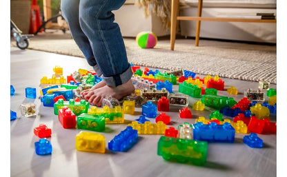 Kit creativo de bloques de gelatina Goliath Jelly Blox | Incluye 20 bloques | Bloques de construcción para niños pequeños y preescolares que los niños pueden apretar, estirar y aplastar | Acreditado