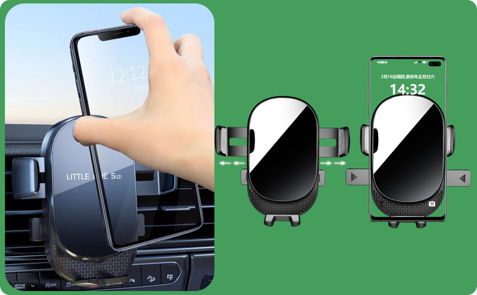 Soporte de teléfono de coche para Nissan Murano, accesorios de automóvil [solo para Murano 2015-2024] [bloqueo automático manos libres, soporte de teléfono celular para automóvil compatible con iPhone