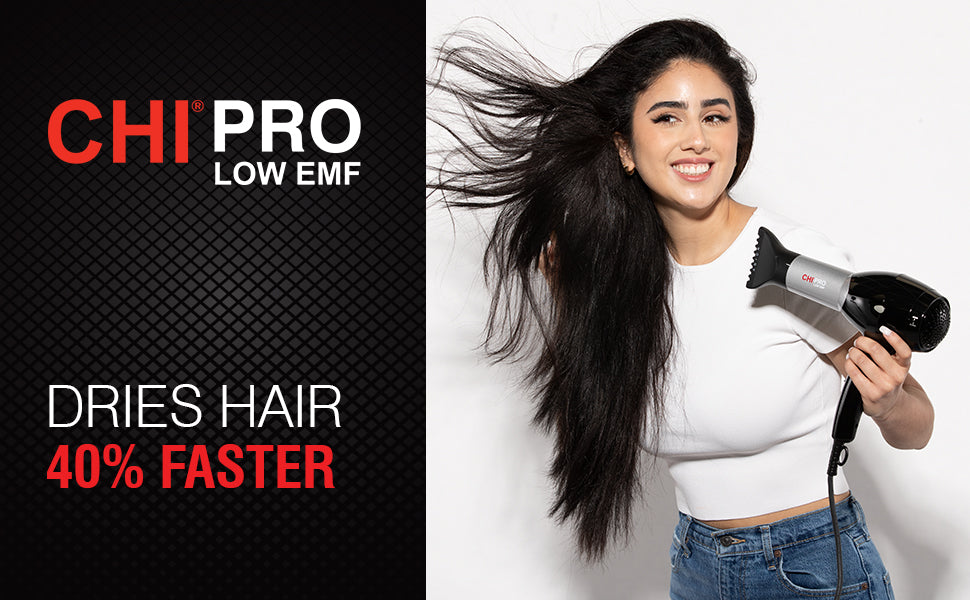 Secador de pelo CHI PRO 1500W color negro