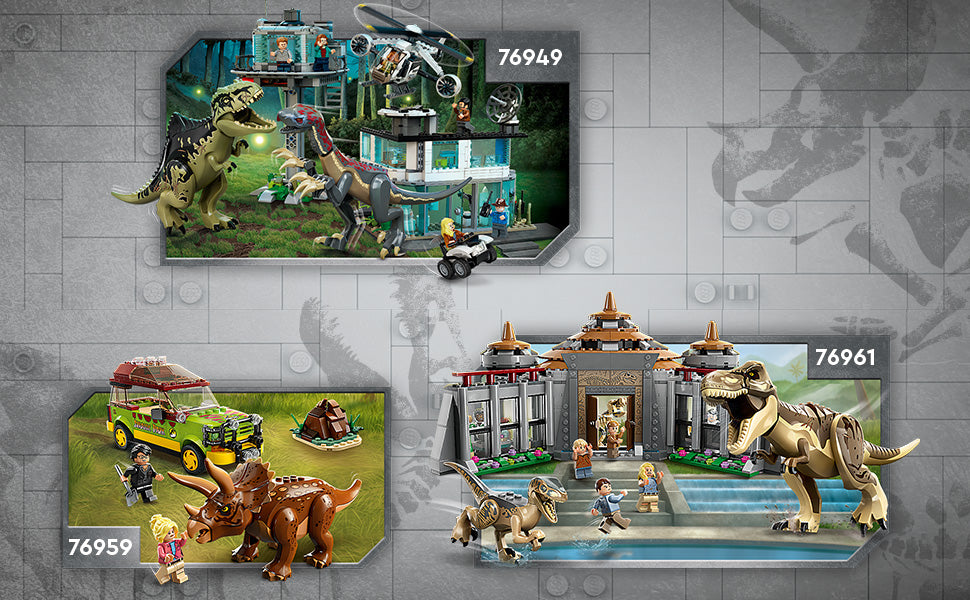 LEGO Jurassic World Fósiles de Dinosaurios: Cráneo de T Rex - Juguete de Construcción de Dinosaurio para Niños y Niñas, Edades 9+ Años - Regalo para Navidad - Exhibición para Dormitorio - 76964