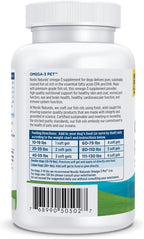 Nordic Naturals Omega-3 para mascotas, sin sabor - 90 cápsulas blan...