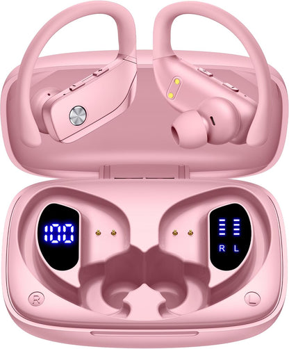 bmanl Auriculares Inalámbricos Bluetooth Audífonos Sobre la Oreja c...
