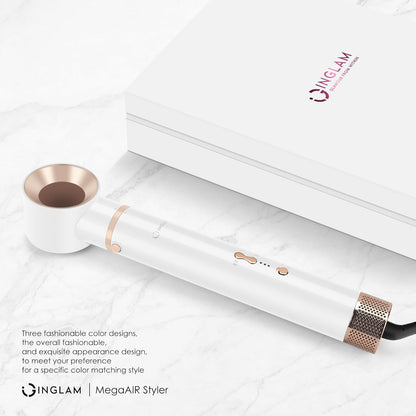 IG INGLAM MegaAIR Styler, cepillo secador de pelo profesional 5 en...
