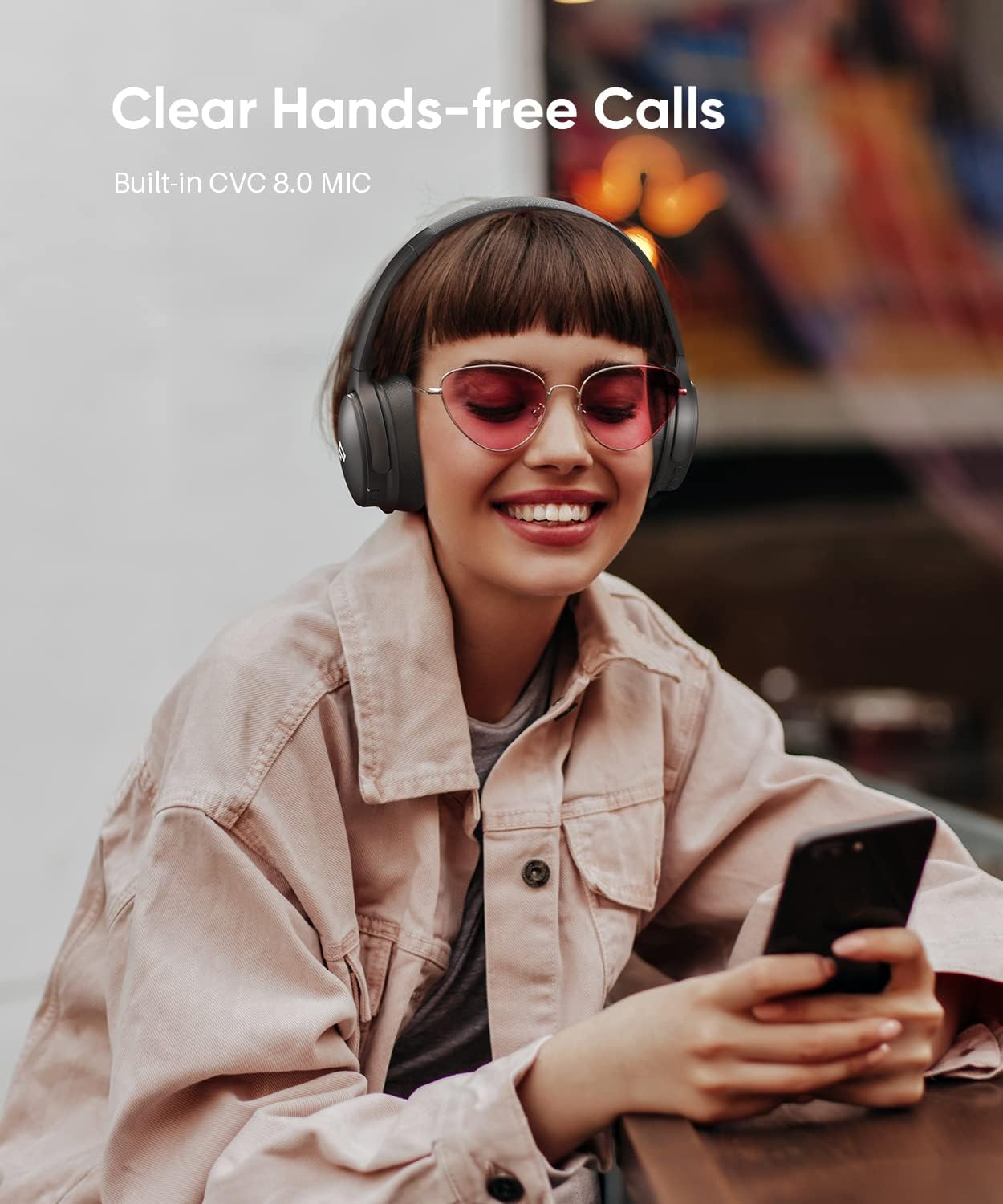 INFURTURE Auriculares Over Ear con Cancelación Activa de Ruido, Aur...