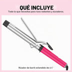 BabylissPRO Rizador profesional Nano Titanium con barril extendido\...