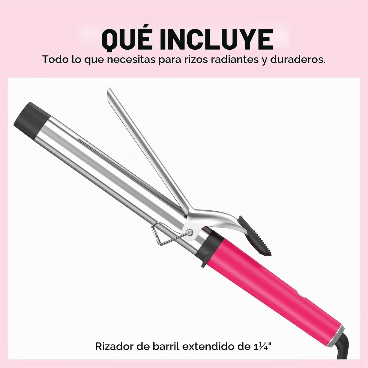 BabylissPRO Rizador profesional Nano Titanium con barril extendido\...