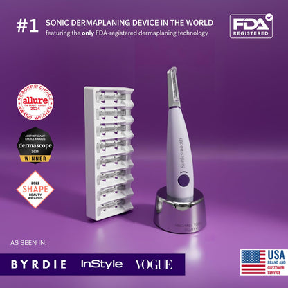 Michael Todd Beauty Sonicsmooth Dermaplane - Maquinilla de afeitar...