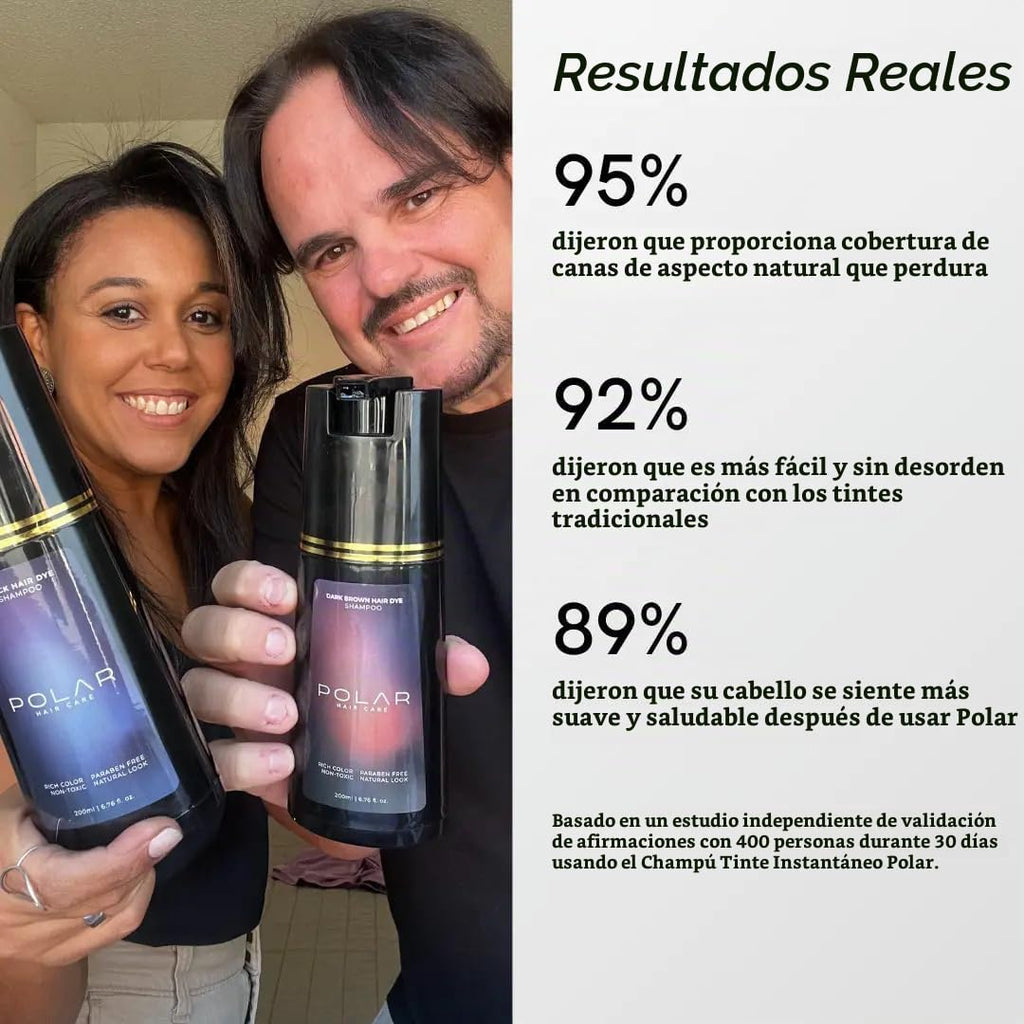 Champú de tinte polar para el cabello | Champú de color de tinte pa...