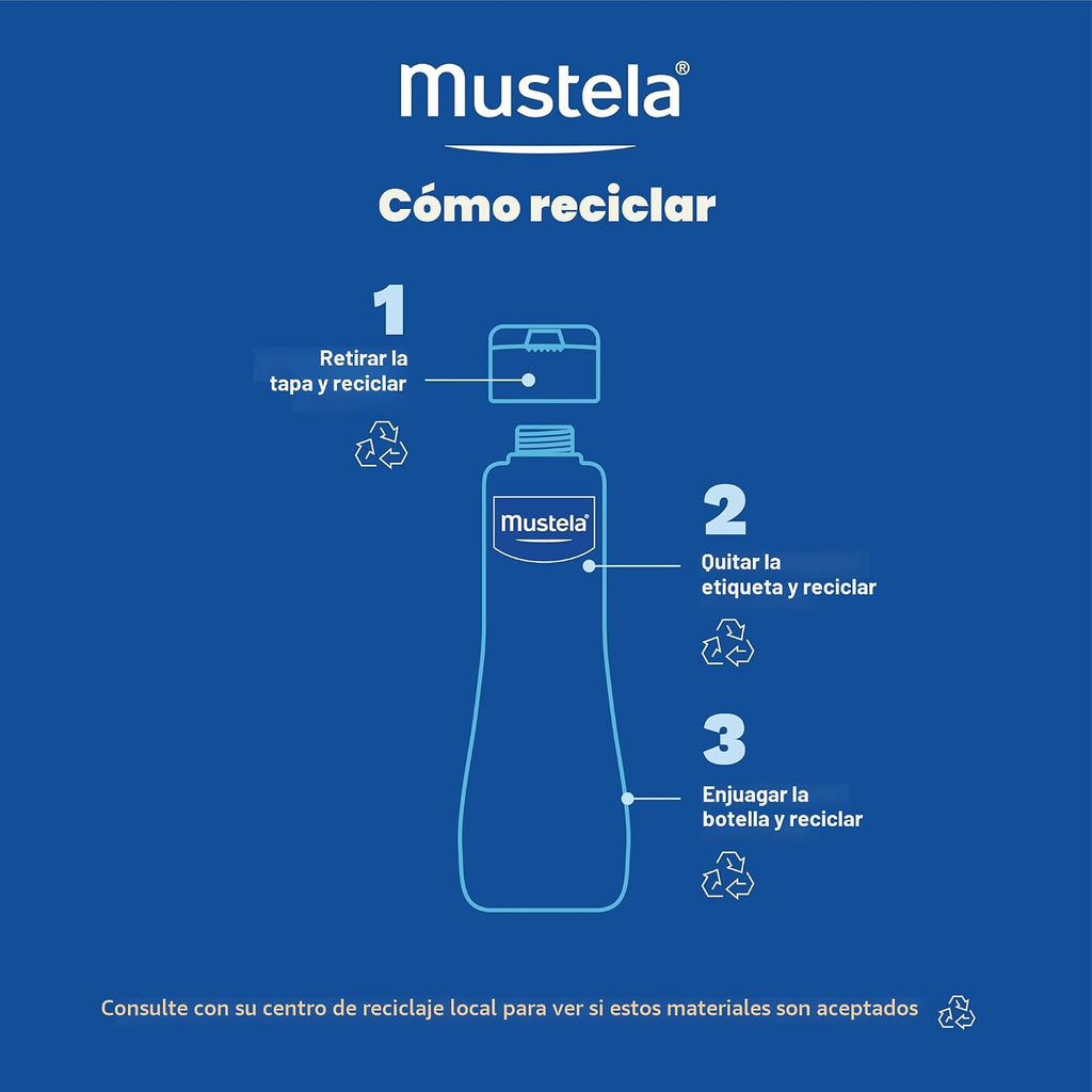 Mustela Baby - Champú suave con aguacate natural, cuidado del cabel...