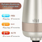 Aima Beauty Pequeño auto doble voltaje secador de pelo cepillo fres...