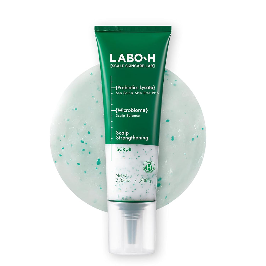 LABO.H Exfoliante para fortalecer el cuero cabelludo, champú calrif...