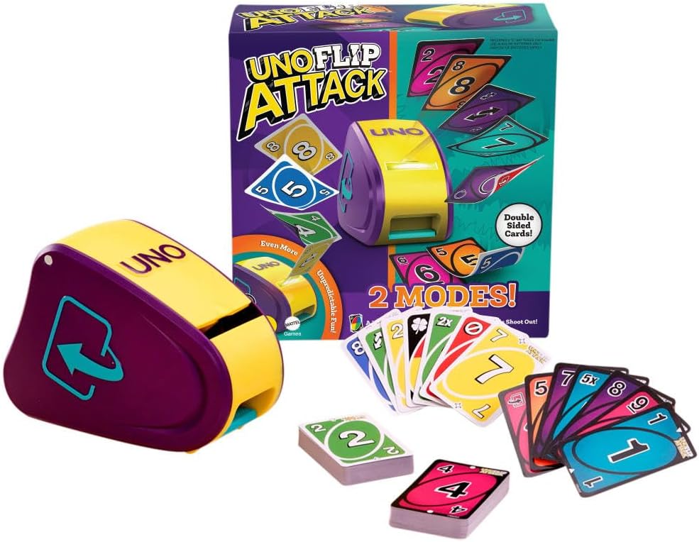 Mattel Games UNO Attack Jurassic World Domination - Juego de cartas...