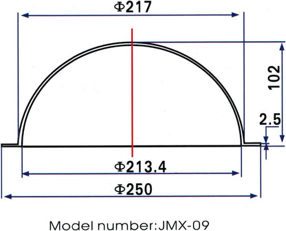 JMX domo protector para cámaras de seguridad, de acrílico, de 9 pul...
