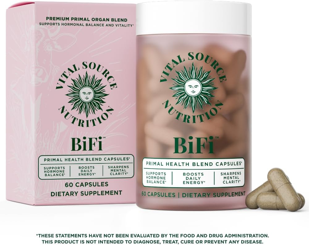 Vital Source Nutrition - Cápsulas BiFi - Mezcla Premium de Órganos...