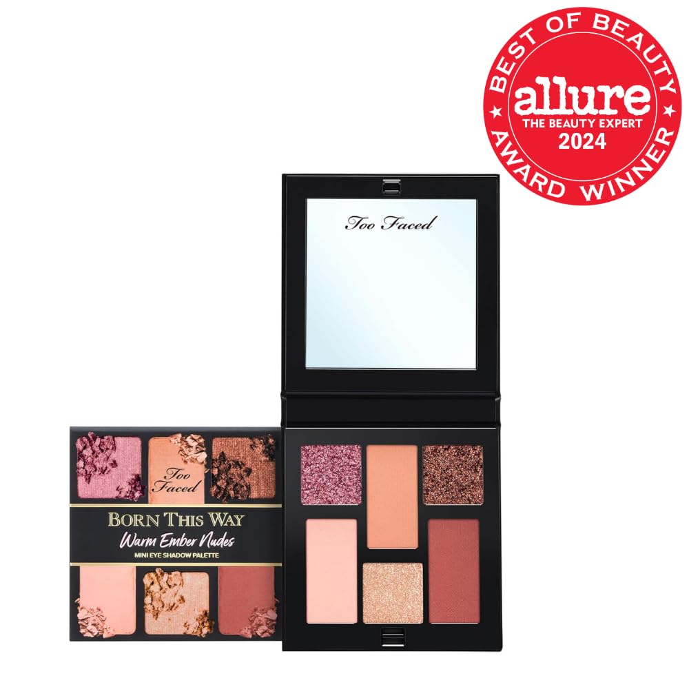 Too Faced Born This Way Natural Nudes Mini Paleta de Sombras de Ojo...
