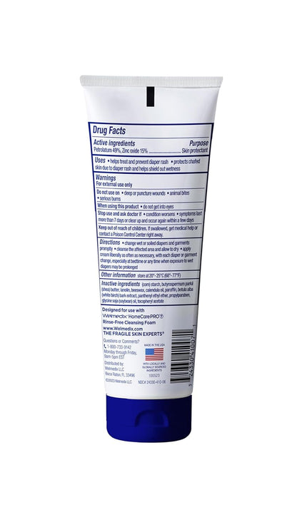 Welmedix Crema de alivio rápido para sarpullido de pañales con óxid...