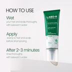 LABO.H Exfoliante para fortalecer el cuero cabelludo, champú calrif...