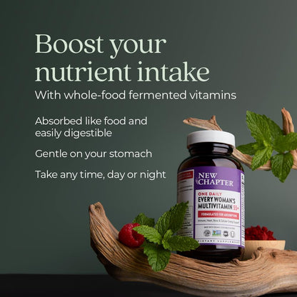 New Chapter Every Woman's One Daily 55+ - Multivitamínico para...