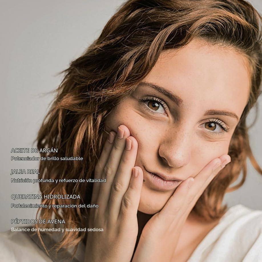 Aomimegel Máscara de cabello de colágeno, máscara de cabello con ac...