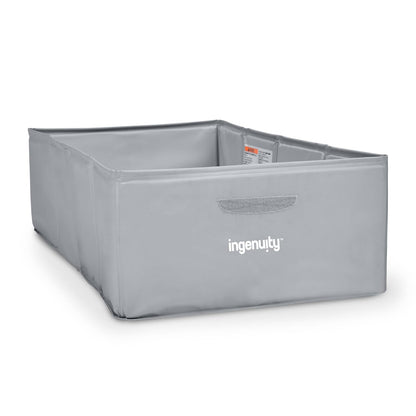 Ingenuity Tuckaway - Bañera plegable para niños pequeños, convierte...