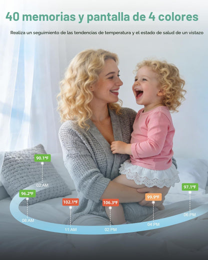 Synolmedic Termómetro de bebé para niños, termómetro de oído apto p...