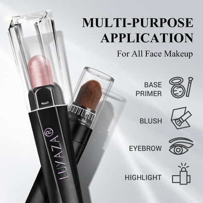 LUXAZA PRO - Juego de maquillaje de 10 sombras de ojos marrón, pale...