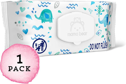 Marca Amazon \u2013 Toallitas Mama Bear 99% de agua para bebé, hipo...